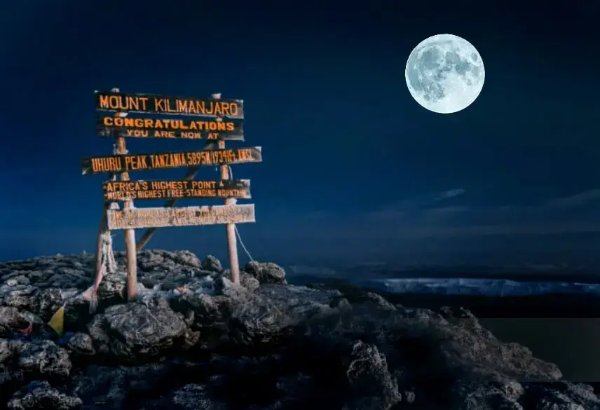 kilimanjaro fullmoon